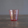 Red Lace Glass Tumbler #U26H