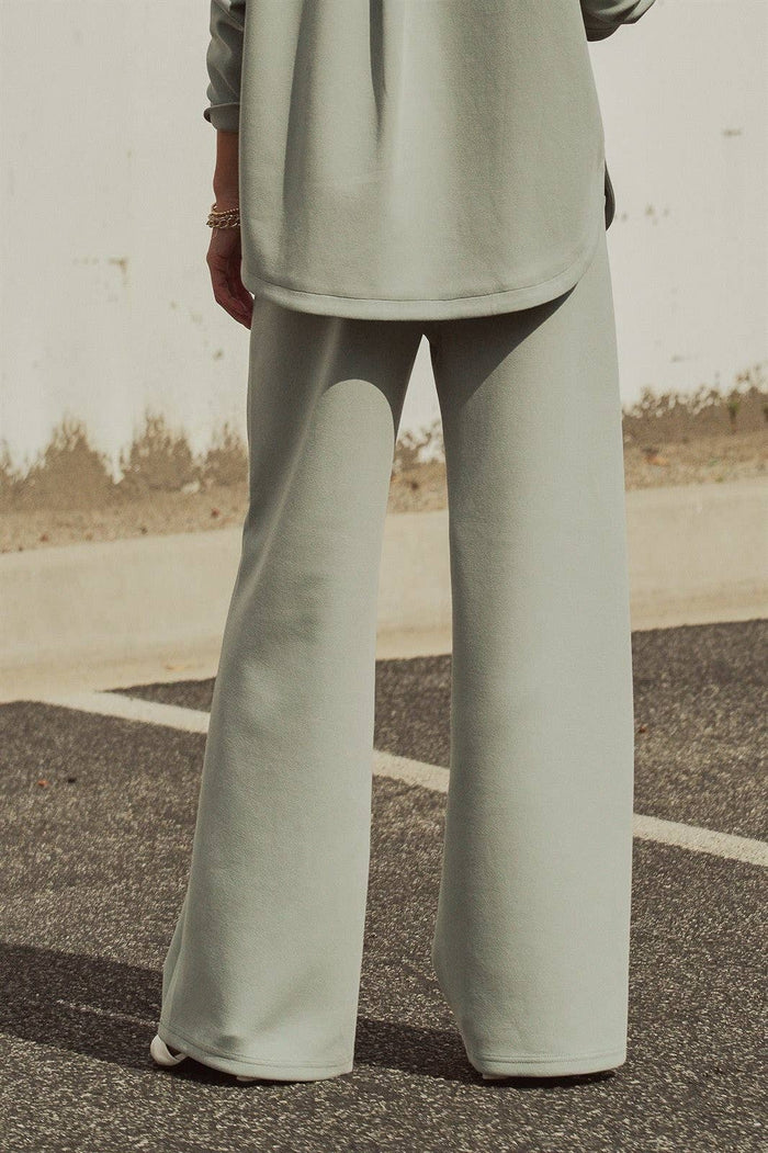 Remington Cotton Blend Wide Leg Drawstring Pants