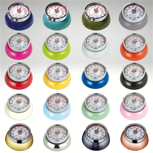 "Retro" Kitchen Timer, Cream