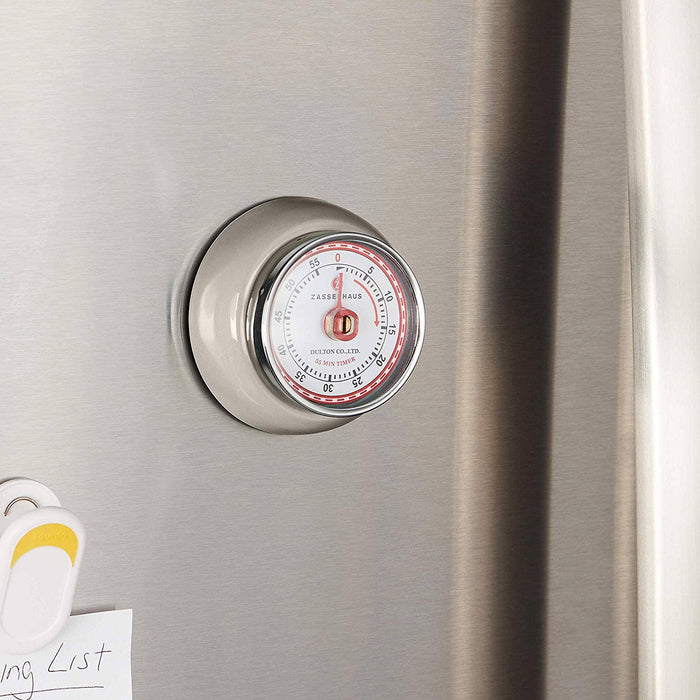 "Retro" Kitchen Timer, Cream