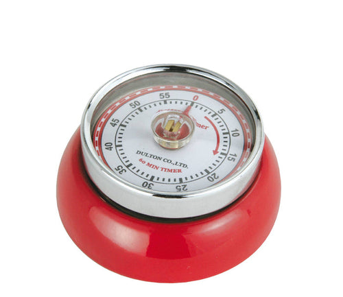 "Retro" Kitchen Timer, Red