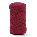 Ribbon Tape Yarn - Burgundy Color