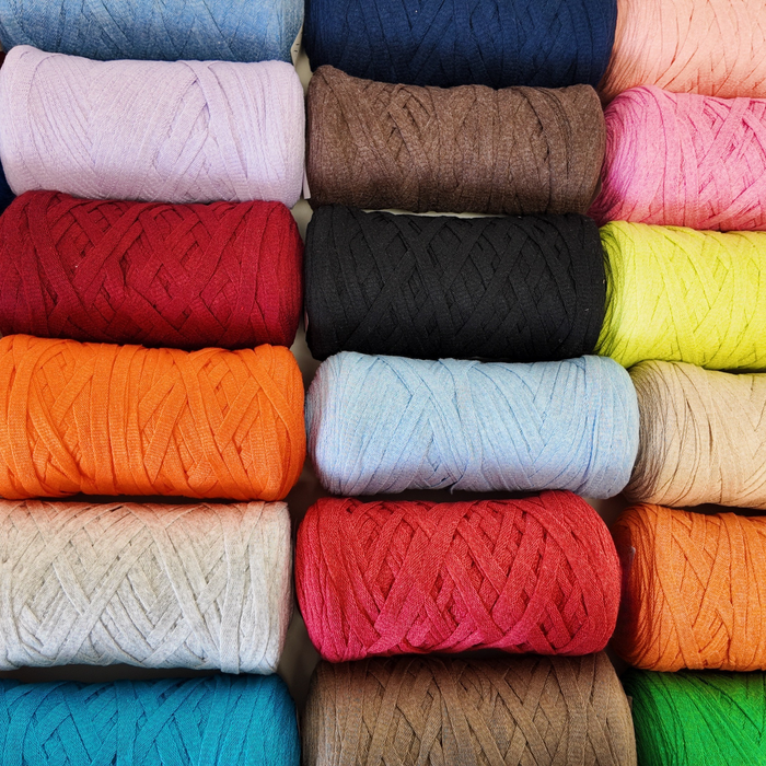 Ribbon Tape Yarn - Peacock Color