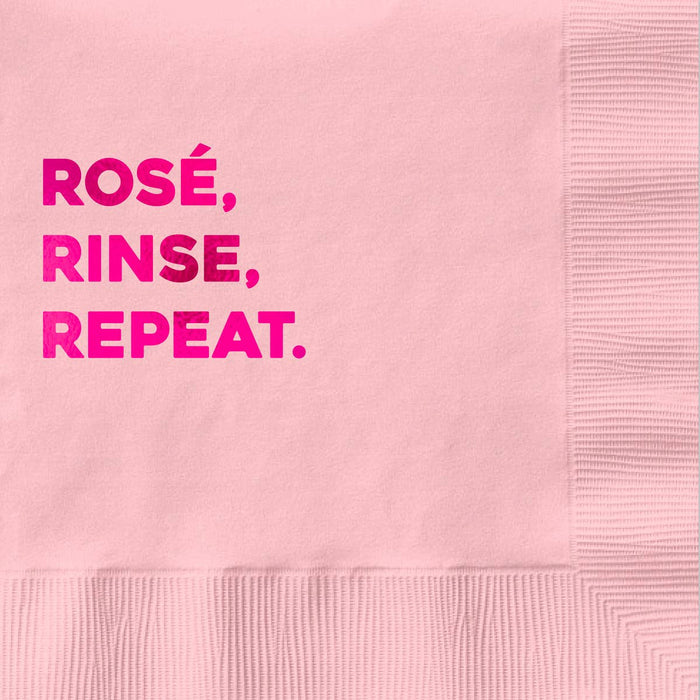 Rosé Cocktail Napkin
