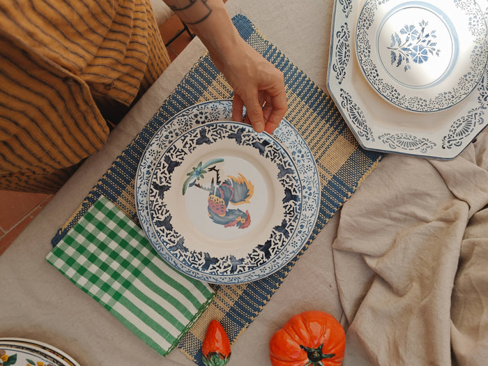 Rustic Plates, Hand-painted