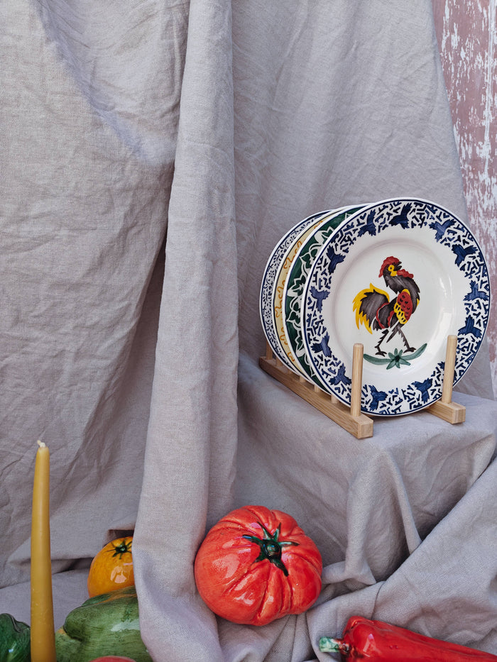 Rustic Plates, Hand-painted