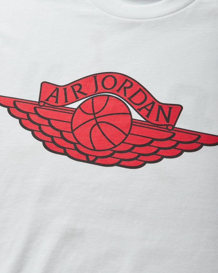 Nike Jordan M J Sm Ss Tee White/University Red/Black T-Shirts Shortsleeve FV4716-100