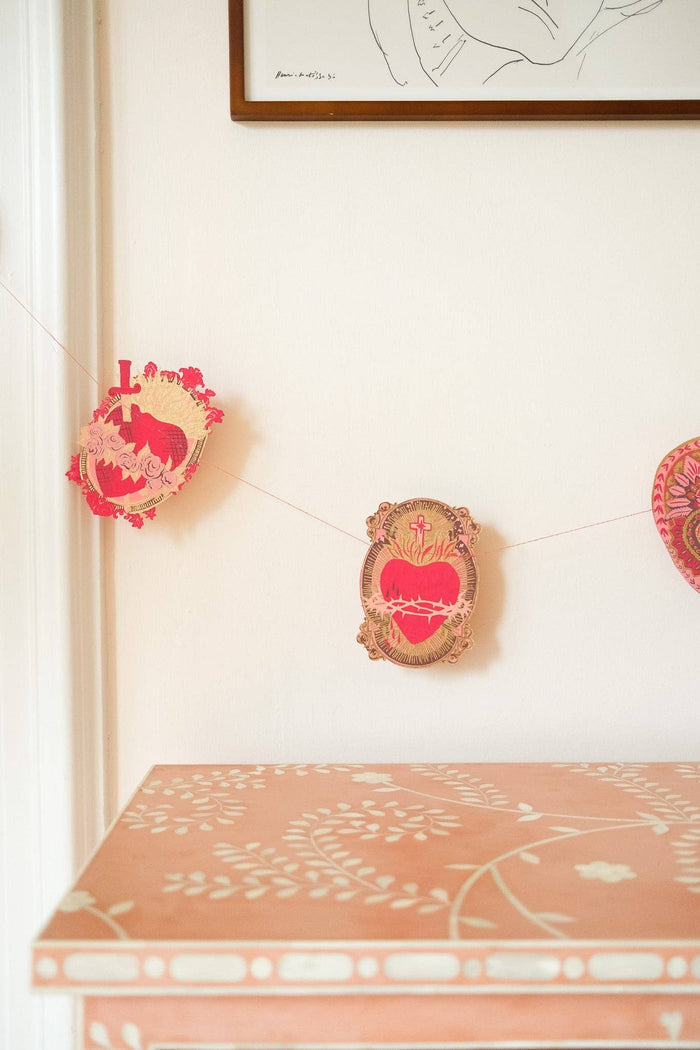 SAINT VALENTINE SEWN GARLAND