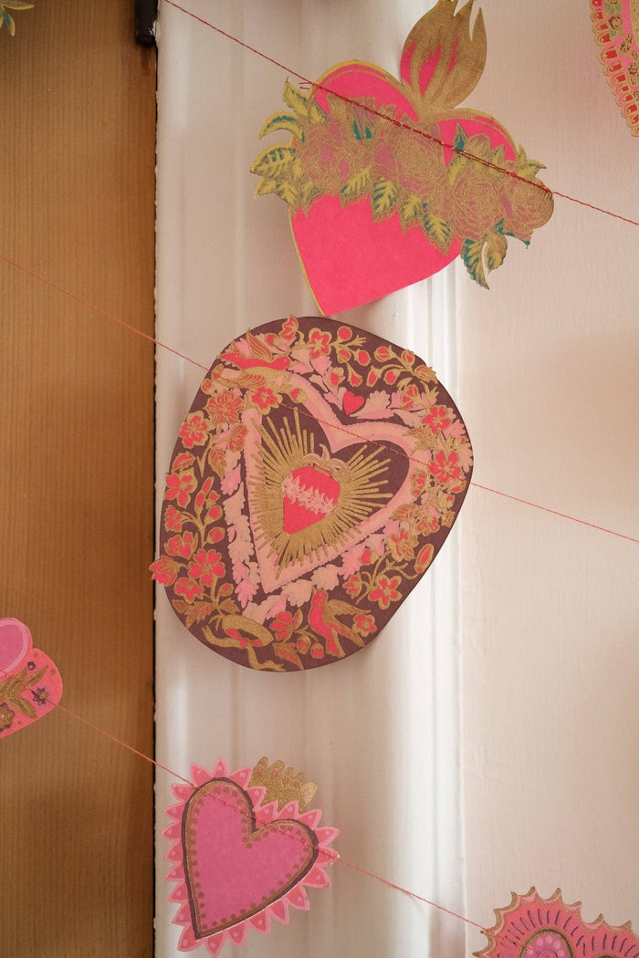 SAINT VALENTINE SEWN GARLAND