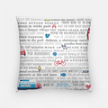 SALE Pillow Case 18 Inch - Saugatuck Bucket List