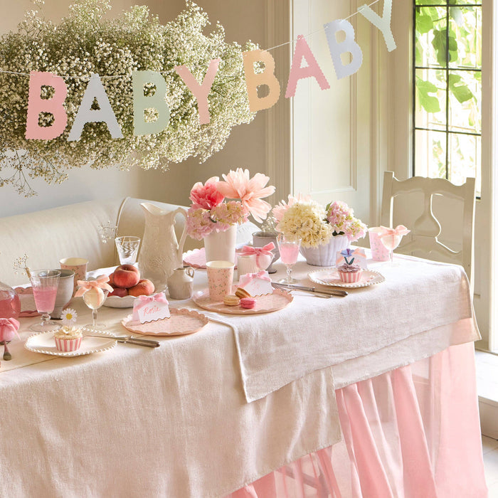Scallop Edge Baby Garland