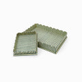 Scallop Tray , Blue/Brown