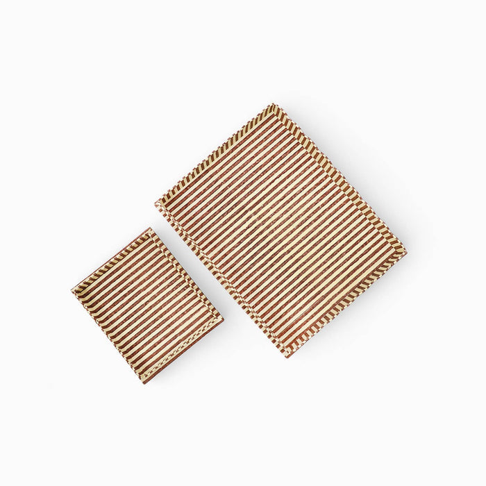 Scallop Tray , Yellow/Brown