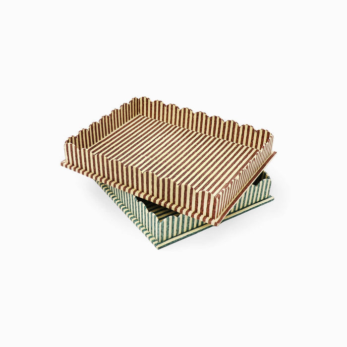 Scallop Tray , Yellow/Brown