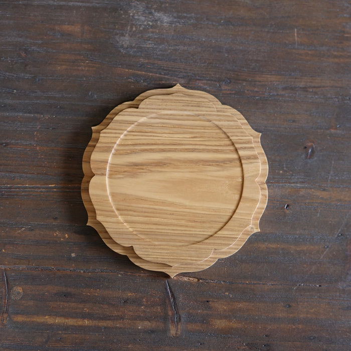 Scalloped Tea Tray #F21-119-02C