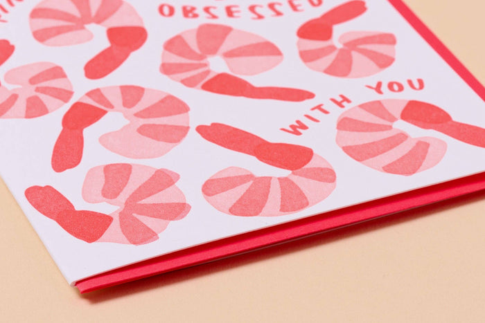 Shrimply Obsessed With You Card