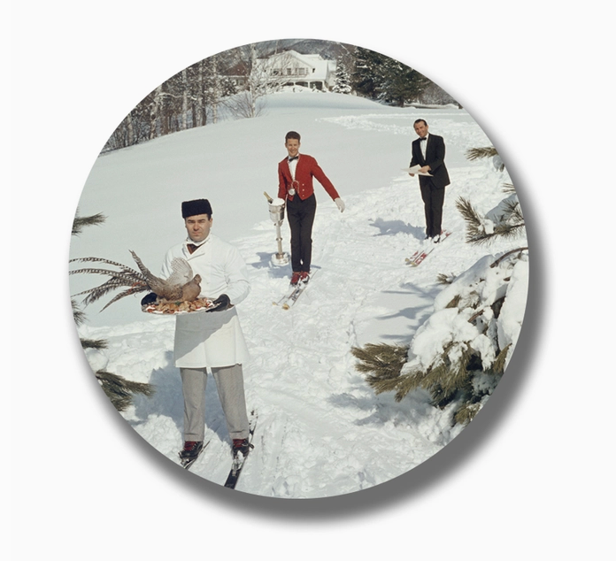 Ski Chef Ceramic Coaster
