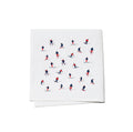 Skiers Cocktail Napkins, Set of 4