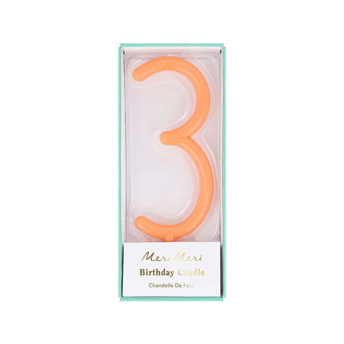 Slim Number Candles