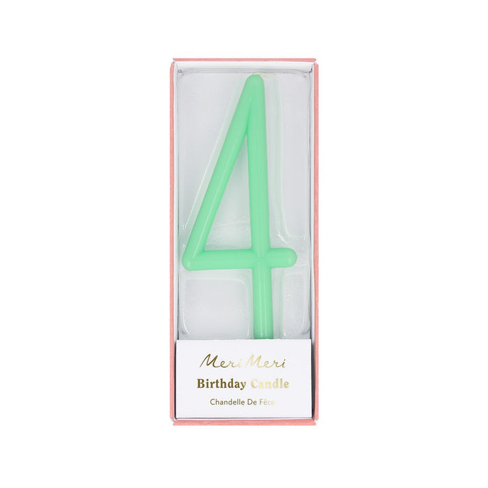 Slim Number Candles