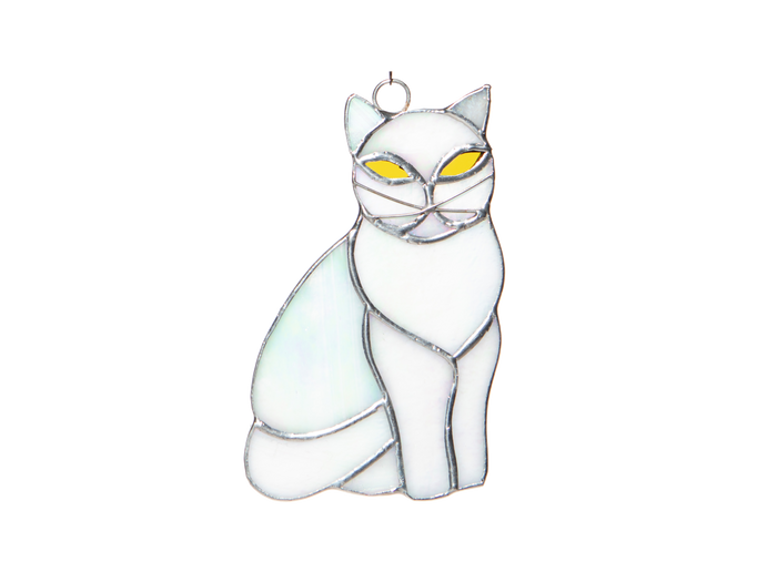 Small Cat Stained Glass