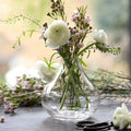Small Crystal Vase with Stars Design