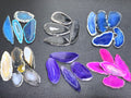Small Oval Agate Slices (10 Pc Sets)(1-1.5 Inches)