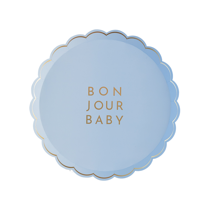 Small Plates, Blue Bonjour Baby