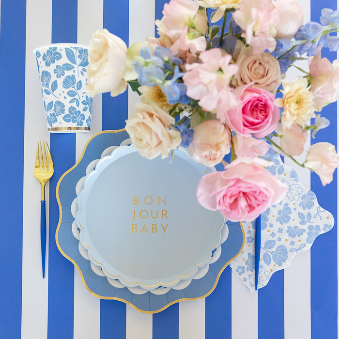 Small Plates, Blue Bonjour Baby