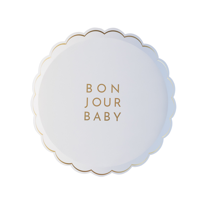 Small Plates, White Bonjour Baby