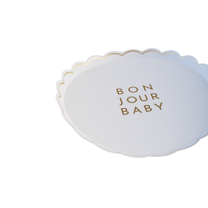 Small Plates, White Bonjour Baby