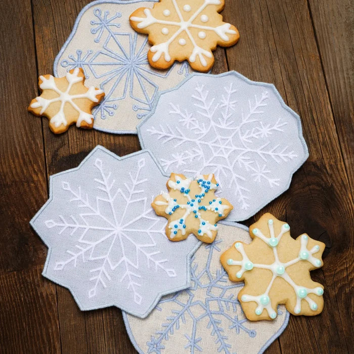 Snowflake Cocktail Napkins