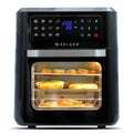 SOLARA 12L Air Fryer Oven in black with LED touch screen