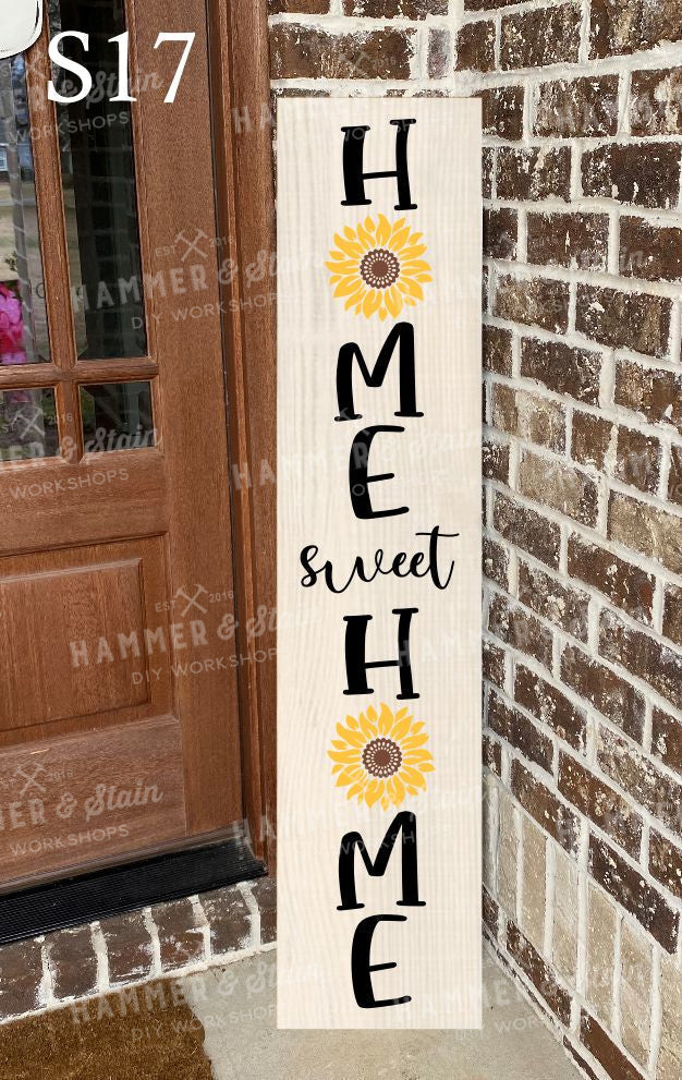 Home Sweet Home with Sunflower