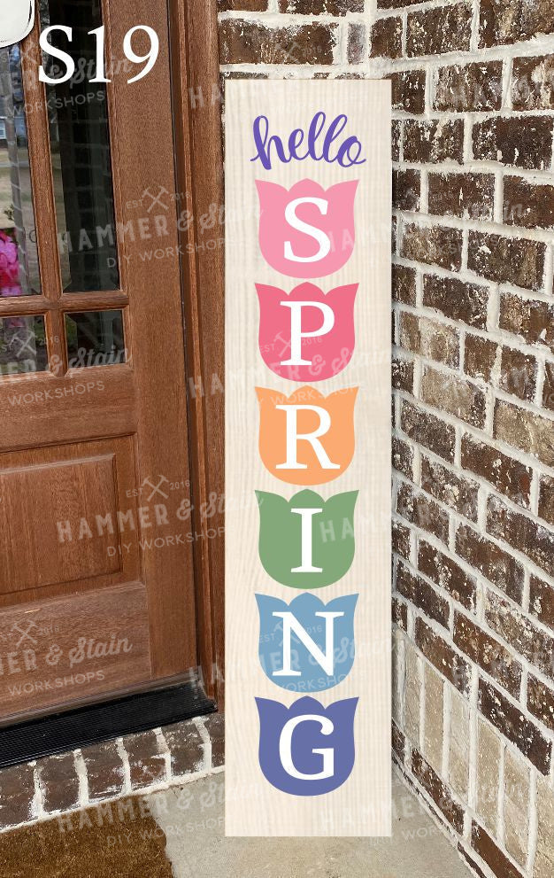 Hello Spring with Tulips