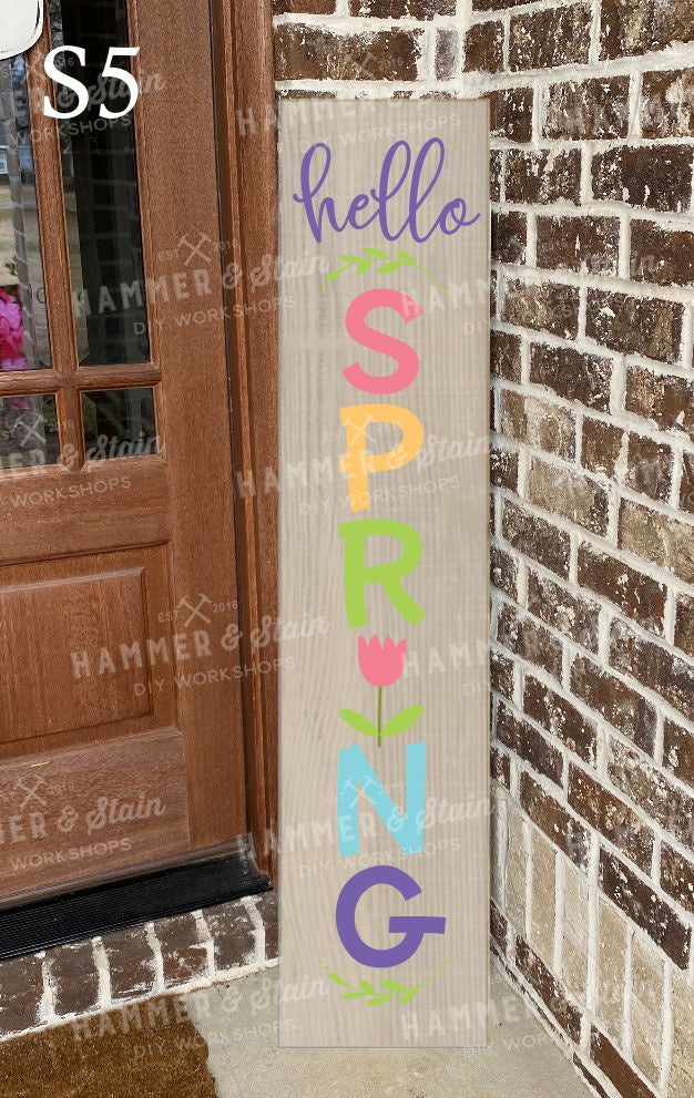 SPRING PORCH LEANERS WORKSHOP
