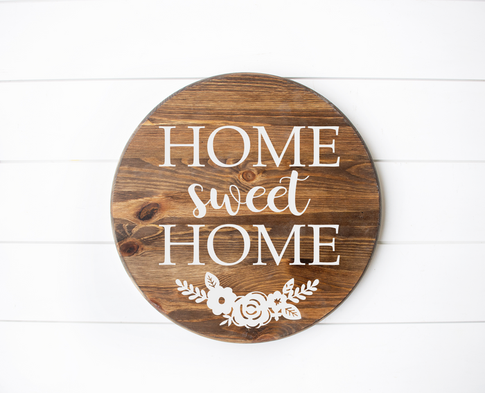 Home Sweet Home 18 in round