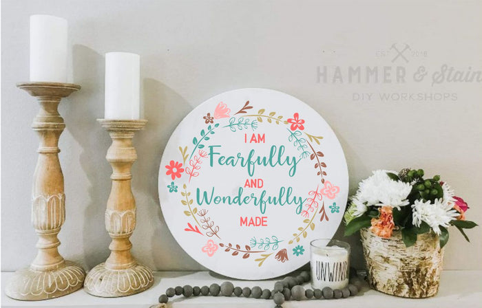 Fearfully and wonderfully made 18 in round