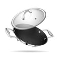 Stahl Artisan Schild Appam Pan 22 cm triply stainless steel with PEEK non-stick coating