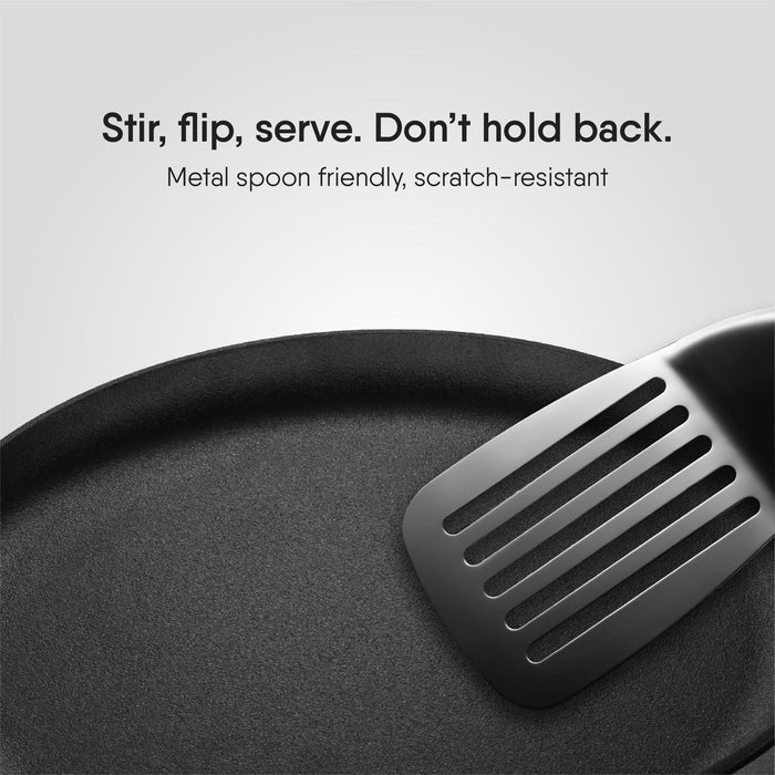 Stahl Blacksmith Cast Iron Dosa Tawa | Pre-Seasoned Induction Pan