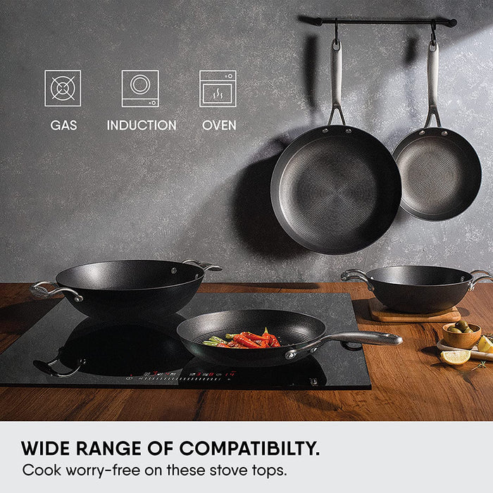 Stahl Blacksmith Hybrid Cast Iron Frypan Without lid