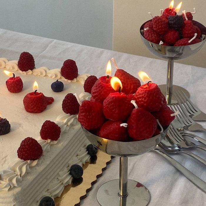 Strawberry Candles - 10 Pack