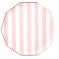 Stripe Pink Plates
