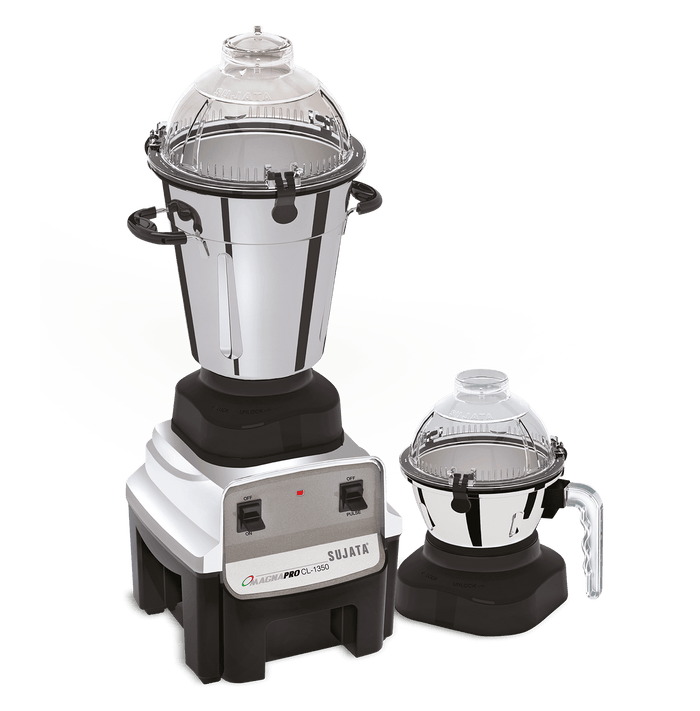 Sujata Magna Pro CL-1305 commercial mixer grinder with 3000 ml grinding jar and 500 ml chutney jar, 1305 watt