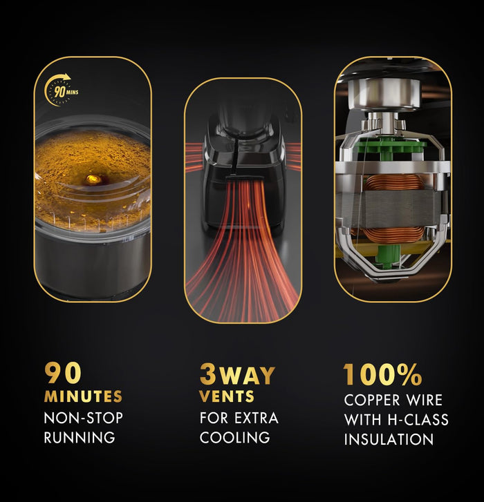 Premium Sujata MG02 mixer grinder set featuring powerful motor and durable construction for long-lasting performance