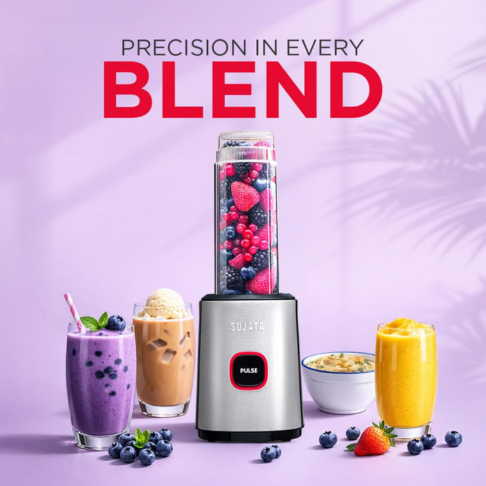 Sujata Nutromatic personal blender 600W motor for smoothies juices and chutney