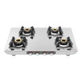 Sujata Sterno 4 Burner Stainless Steel Gas Stove — 2 mm SS Body, SABAF Valve, 9 Year Warranty