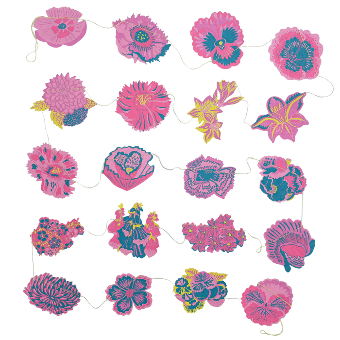 SUMMER GARDEN SEWN GARLAND