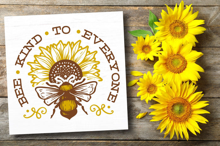 Bee Kind to Everyone 12" Square