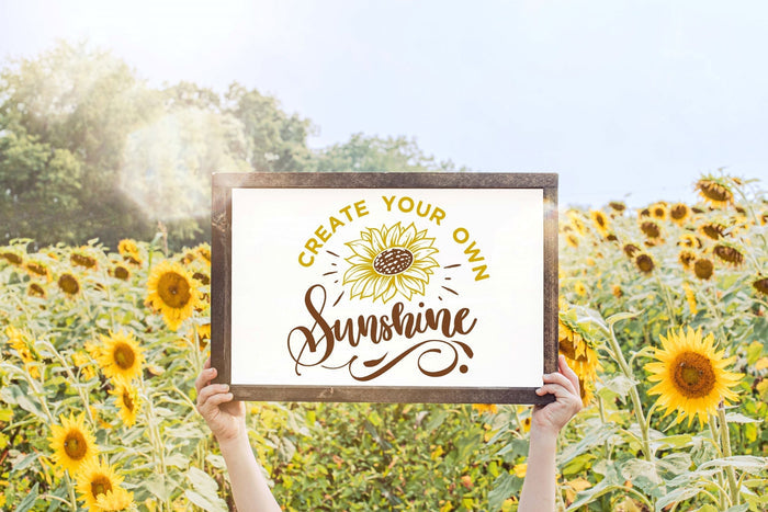 Create Your Own Sunshine 12" x 18" Framed